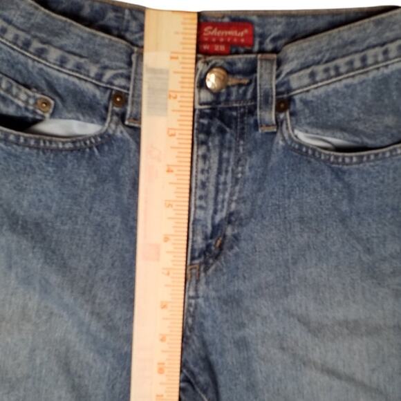 Ben Sherman Womens Size W28 L30 Boot Cut Jeans 100% Cotton Rigid Mid Rise Y2K - Picture 7 of 12